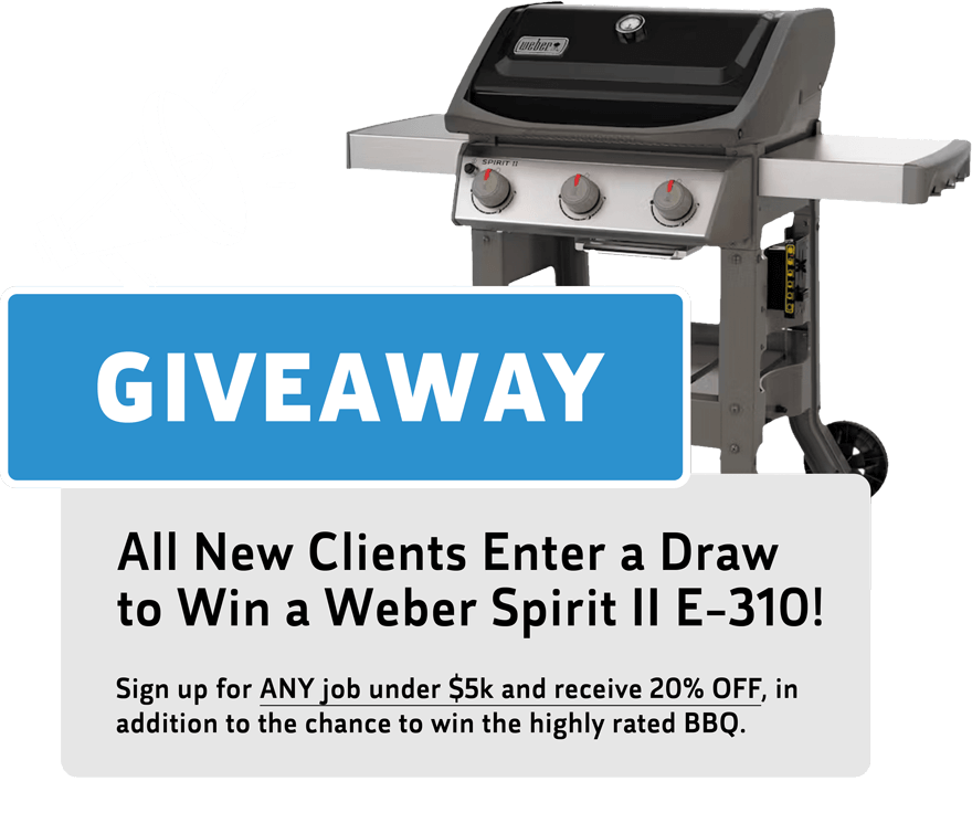 All New Customers Enter a Draw To Win a BBQ!